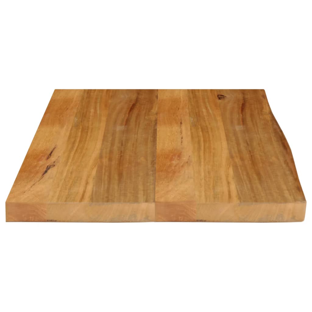 Table Top Live Edge 70x60x3.8 cm Solid Wood Mango