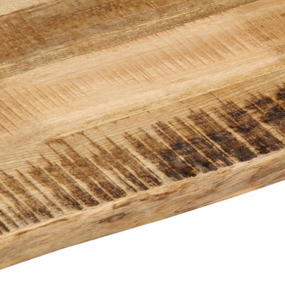 Table Top Live Edge 110x40x2.5 cm Solid Wood Rough Mango