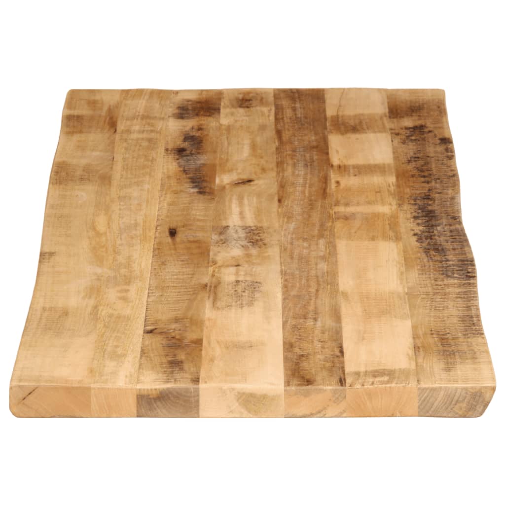 Table Top Live Edge 140x60x2.5 cm Solid Wood Rough Mango