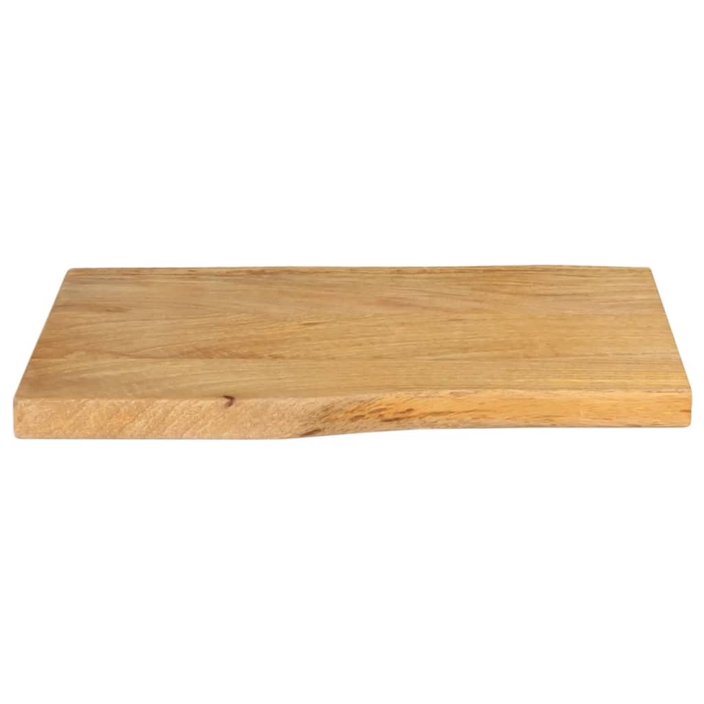 Table Top 60x40x2.5 cm Live Edge Solid Wood Mango