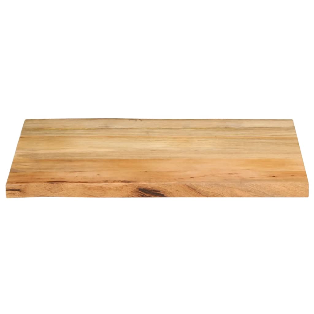 Table Top 70x60x2.5 cm Live Edge Solid Wood Mango