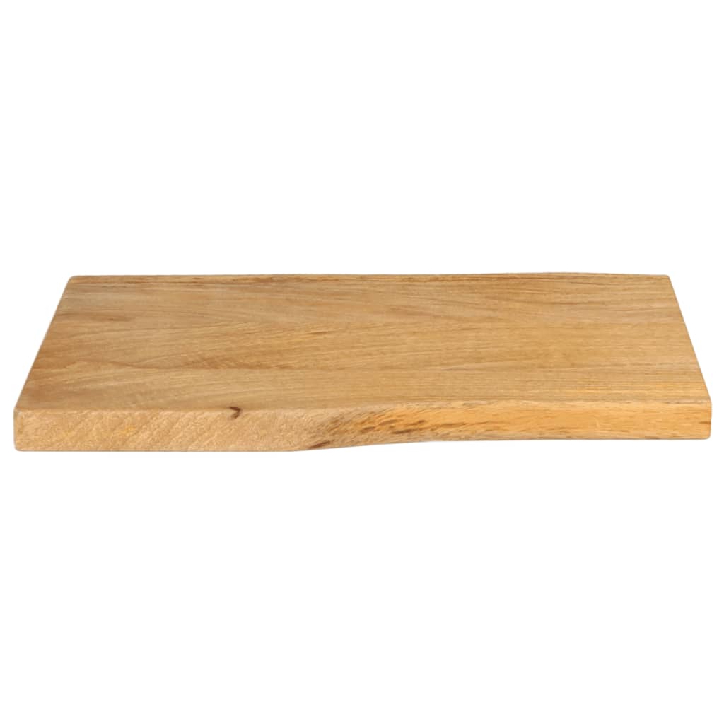 Table Top 60x40x3.8 cm Live Edge Solid Wood Mango