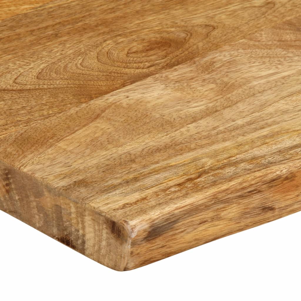 Table Top 60x40x3.8 cm Live Edge Solid Wood Mango