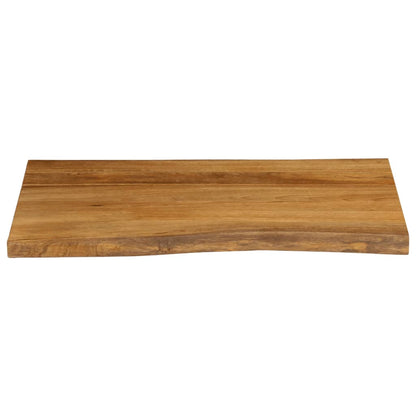 Table Top 70x60x2.5 cm Live Edge Solid Wood Mango