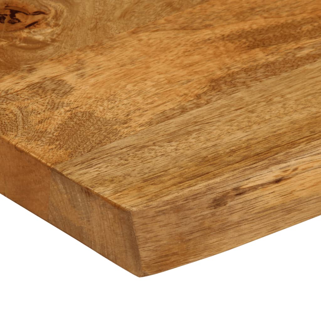 Table Top 70x60x2.5 cm Live Edge Solid Wood Mango