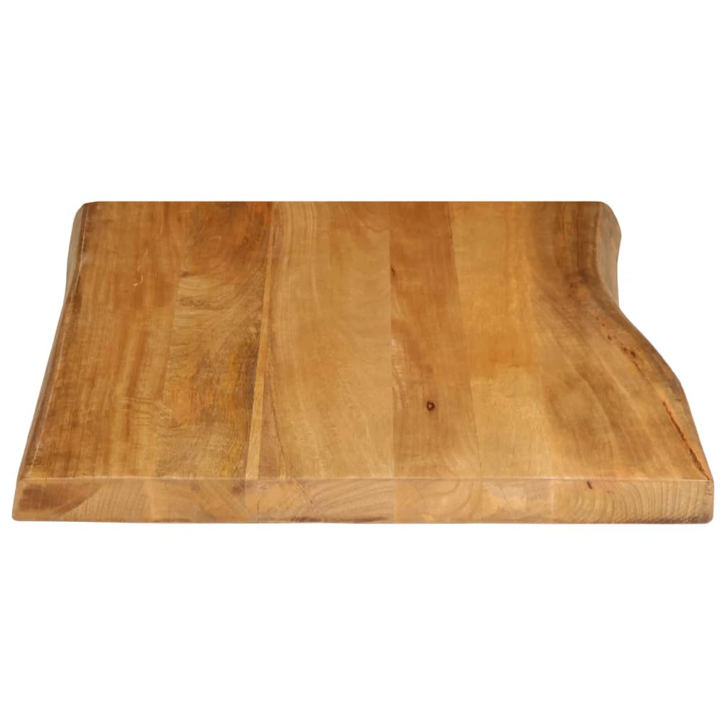 Table Top 90x60x2.5 cm Live Edge Solid Wood Mango