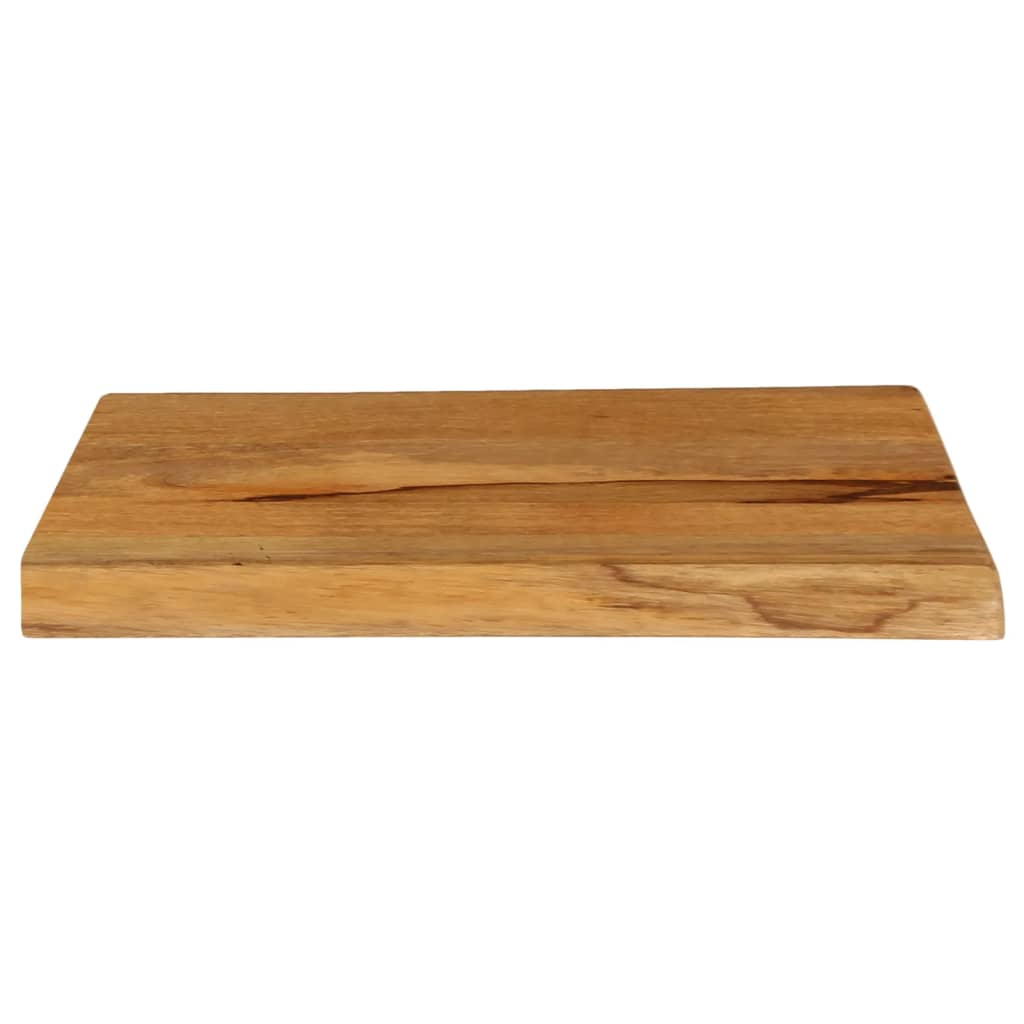 Table Top 60x40x3.8 cm Live Edge Solid Wood Mango