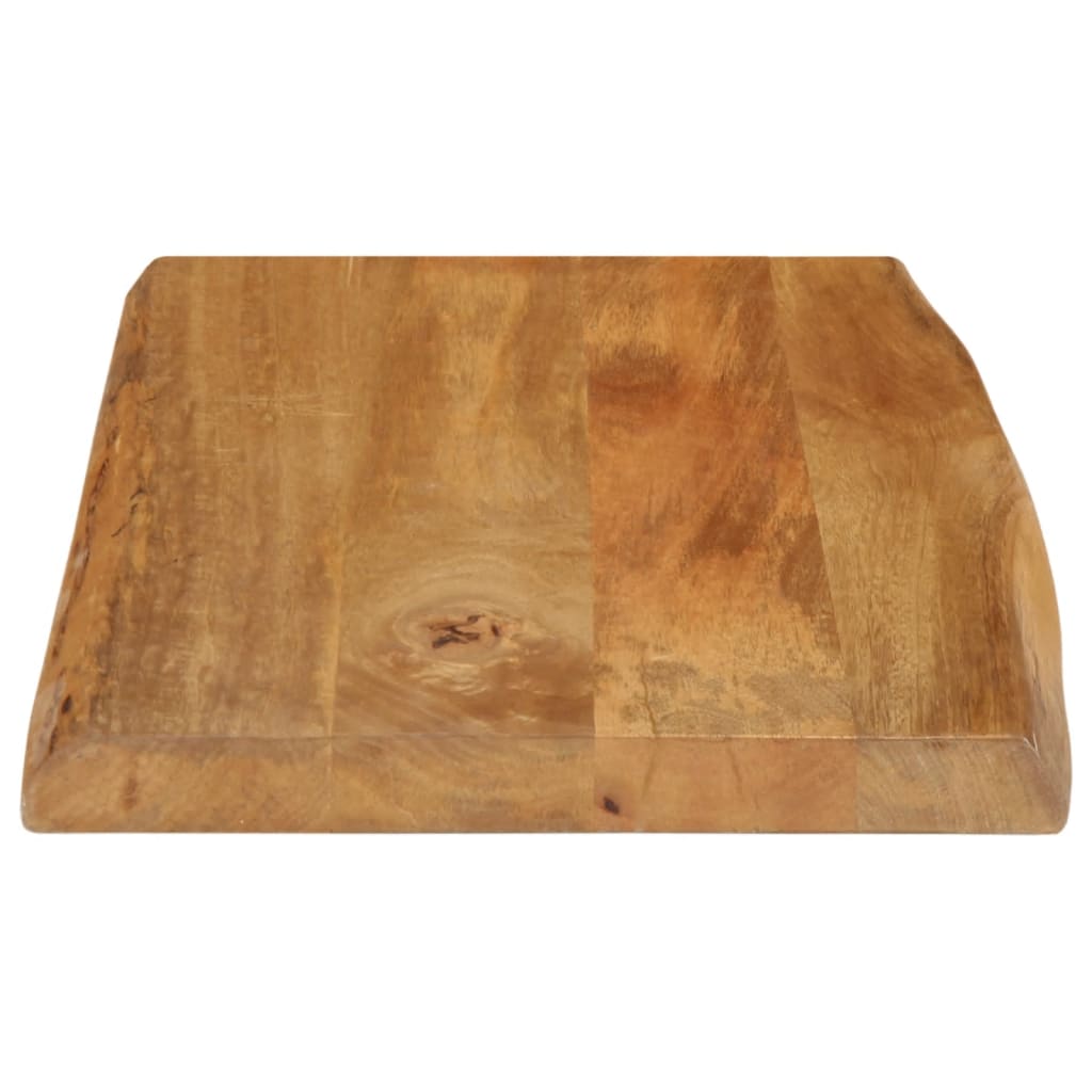 Table Top 70x40x3.8 cm Live Edge Solid Wood Mango