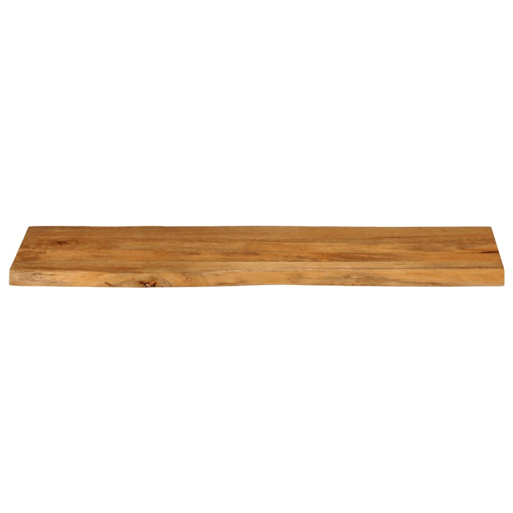 Table Top 120x40x3.8 cm Live Edge Solid Wood Mango