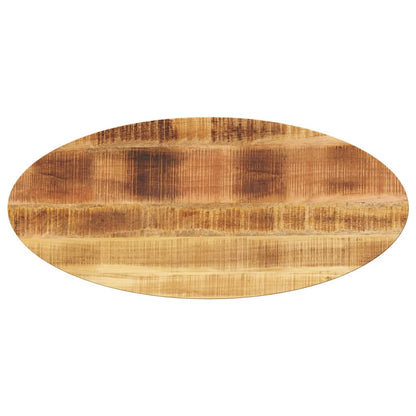 Table Top 80x40x2.5 cm Oval Solid Wood Mango