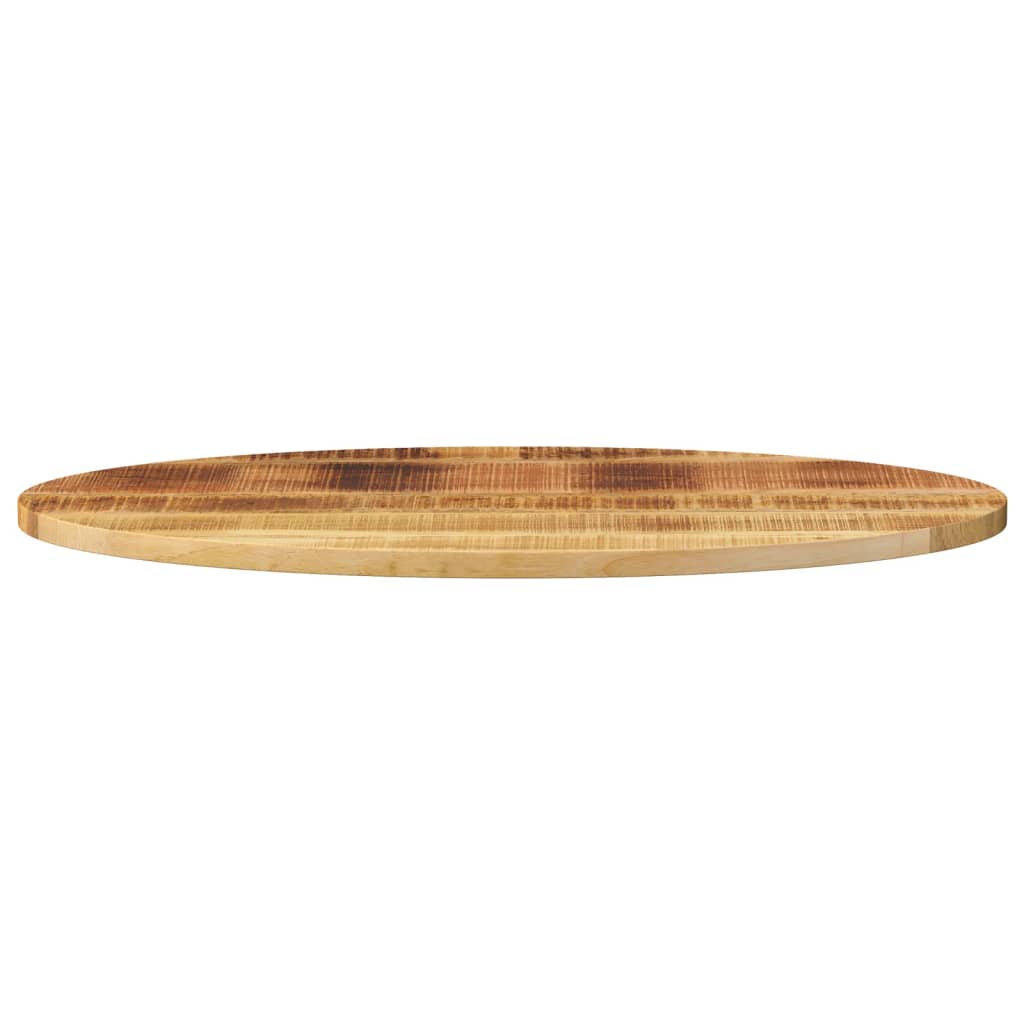 Table Top 80x40x2.5 cm Oval Solid Wood Mango