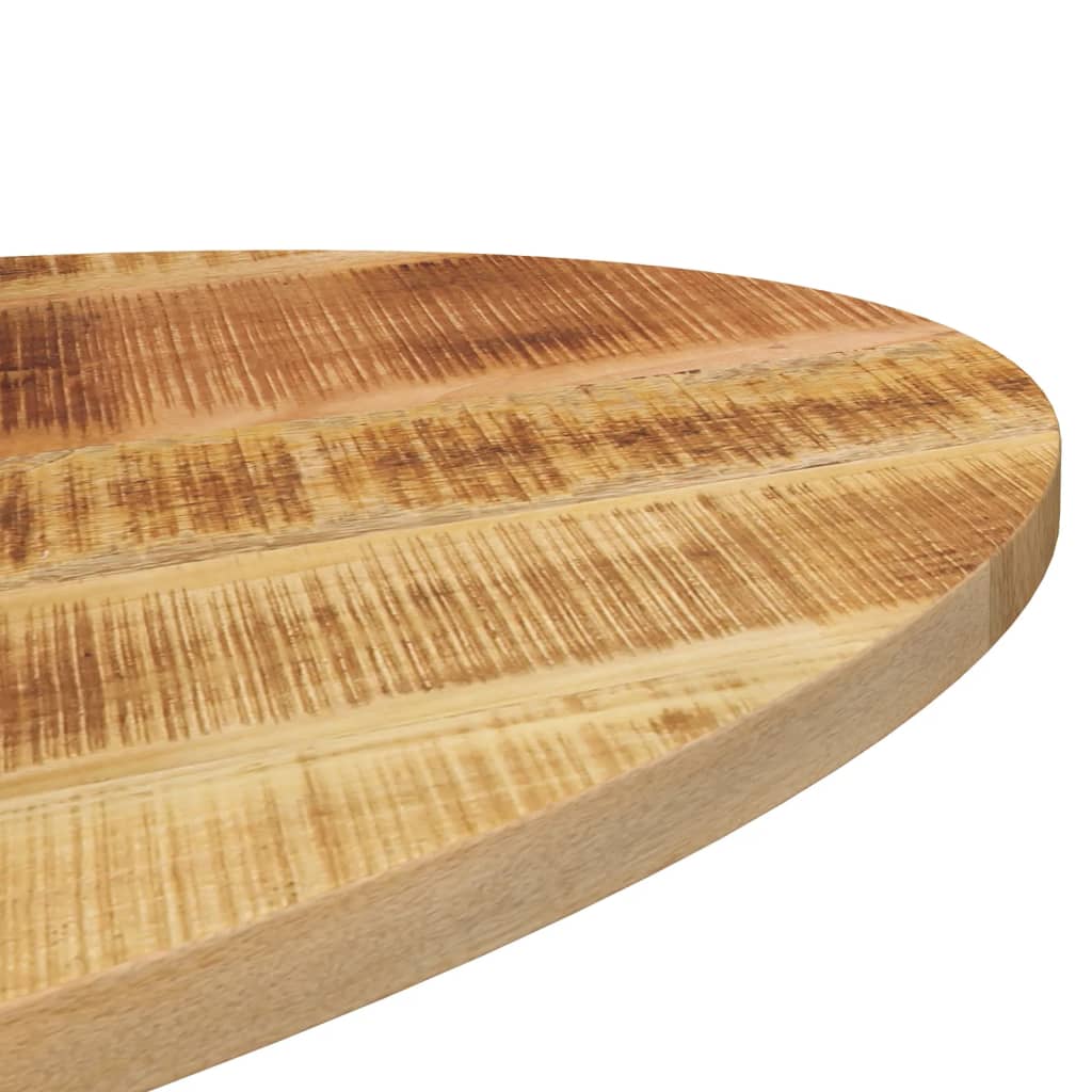 Table Top 80x40x2.5 cm Oval Solid Wood Mango