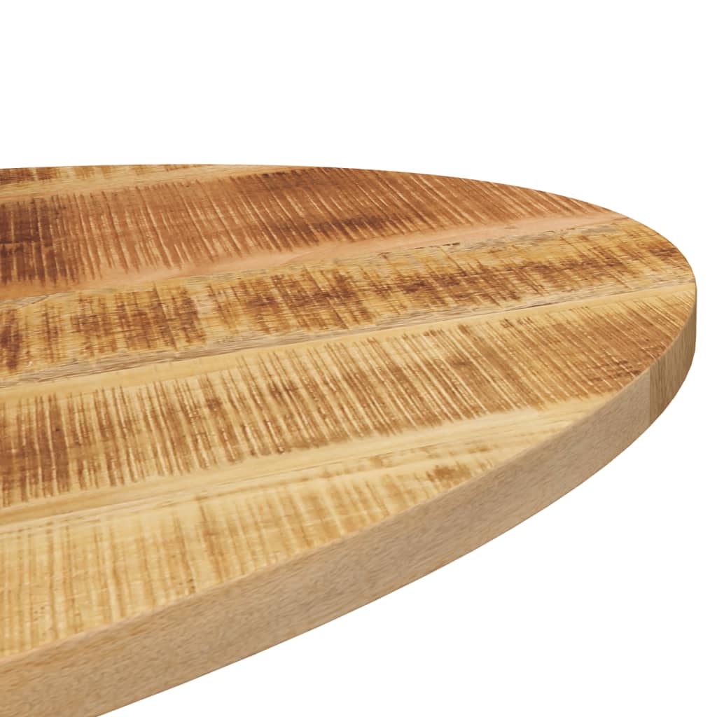 Table Top 80x40x3.8 cm Oval Solid Wood Mango