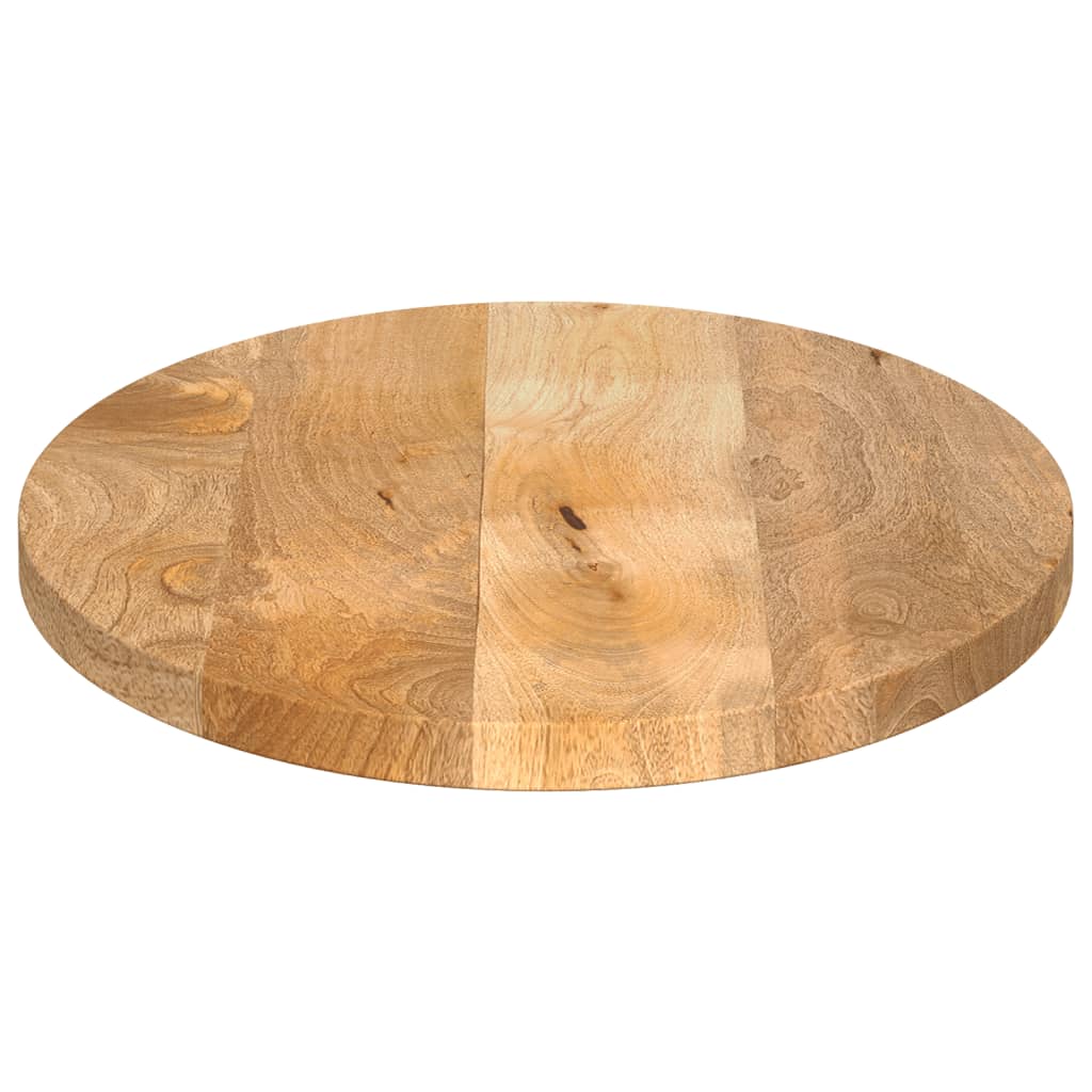 Table Top 80x40x2.5 cm Oval Solid Wood Mango