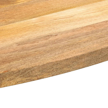 Table Top 80x40x2.5 cm Oval Solid Wood Mango