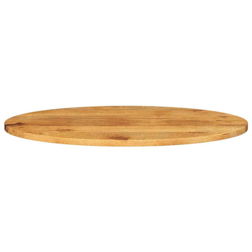 Table Top 80x40x2.5 cm Oval Solid Wood Mango