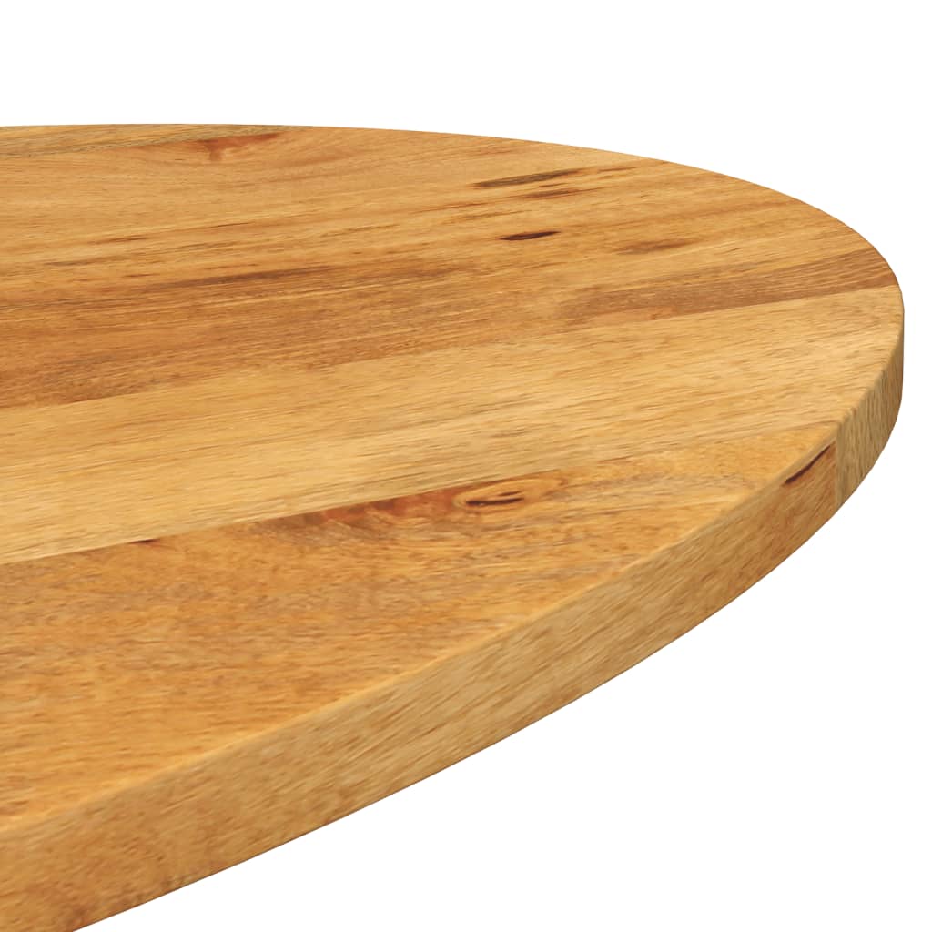 Table Top 80x40x2.5 cm Oval Solid Wood Mango