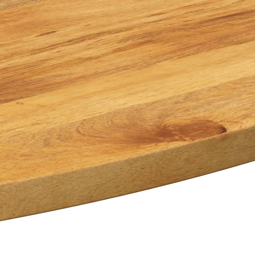 Table Top 80x40x2.5 cm Oval Solid Wood Mango