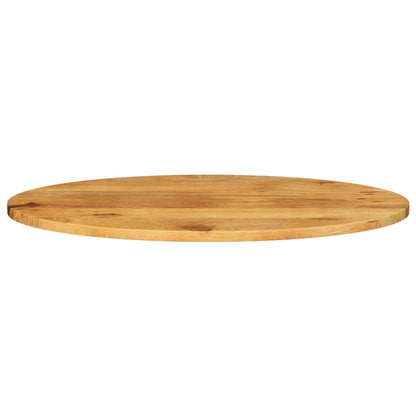 Table Top 80x40x3.8 cm Oval Solid Wood Mango