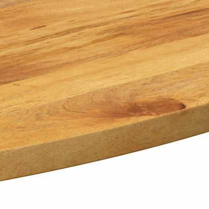 Table Top 80x40x3.8 cm Oval Solid Wood Mango