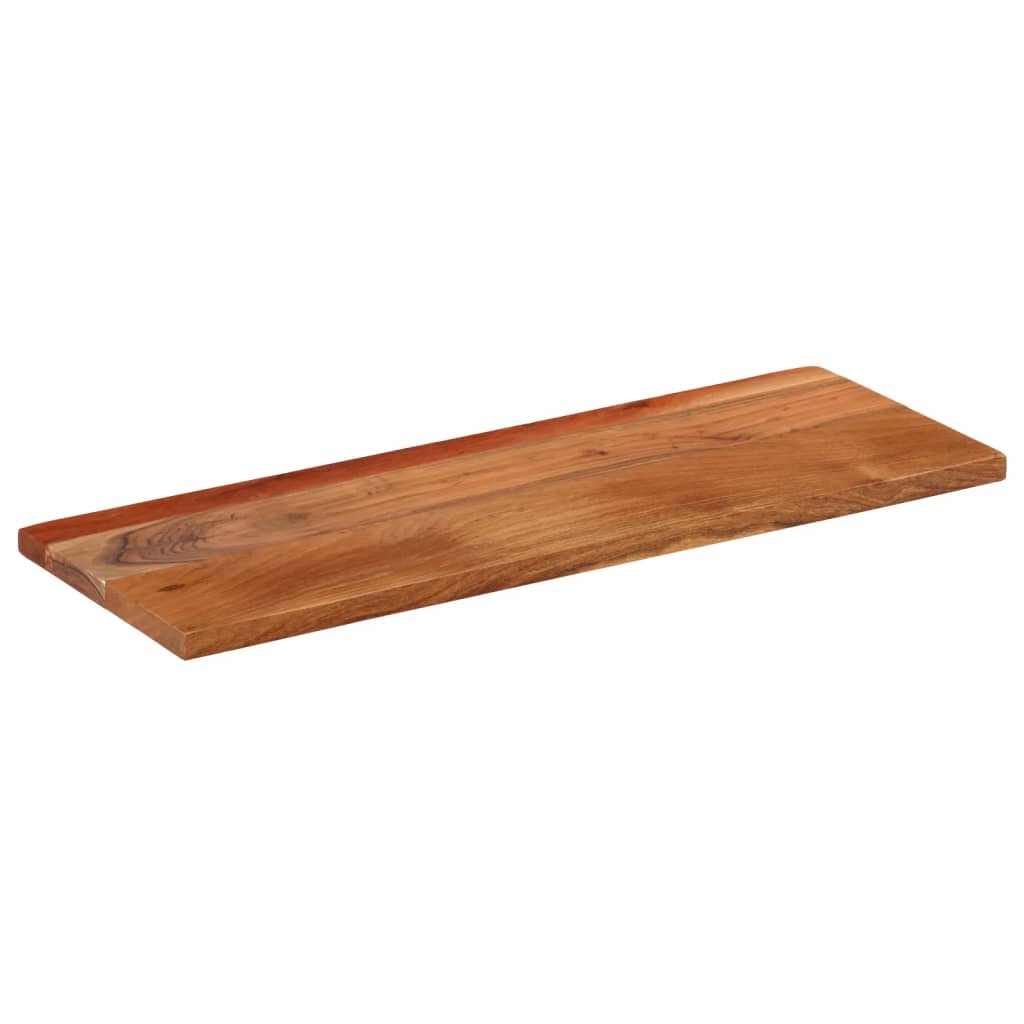 Table Top 70x20x2.5 cm Rectangular Solid Wood Acacia