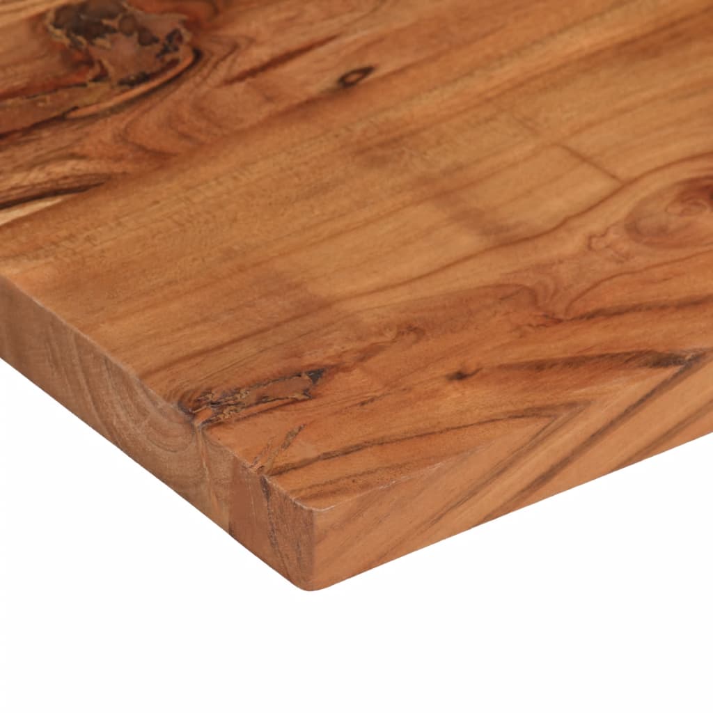 Table Top 70x20x2.5 cm Rectangular Solid Wood Acacia