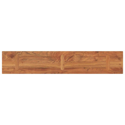 Table Top 140x20x2.5 cm Rectangular Solid Wood Acacia