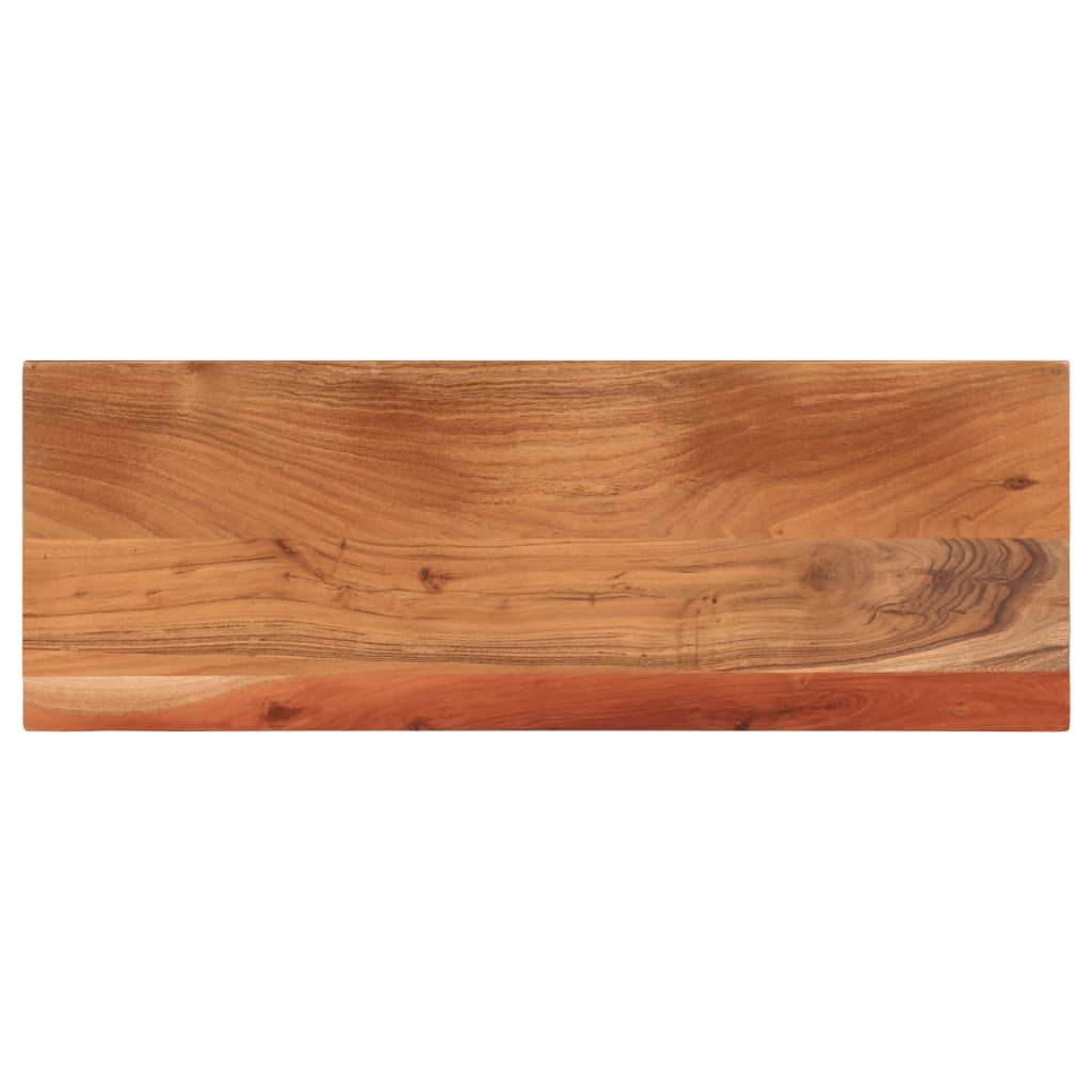 Table Top 70x30x2.5 cm Rectangular Solid Wood Acacia