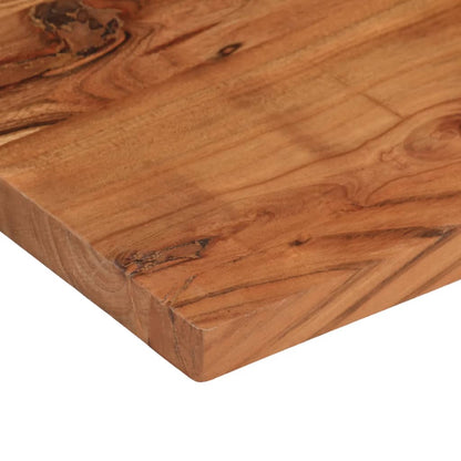 Table Top 70x30x2.5 cm Rectangular Solid Wood Acacia