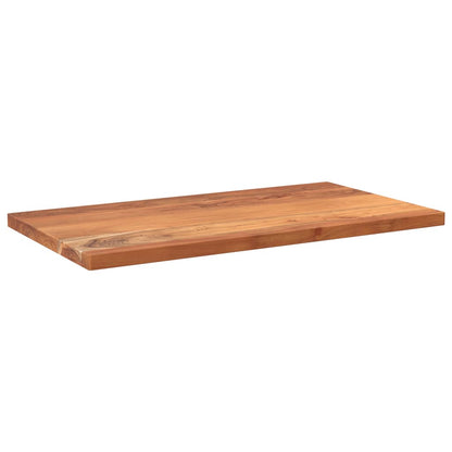 Table Top 110x60x2.5 cm Rectangular Solid Wood Acacia