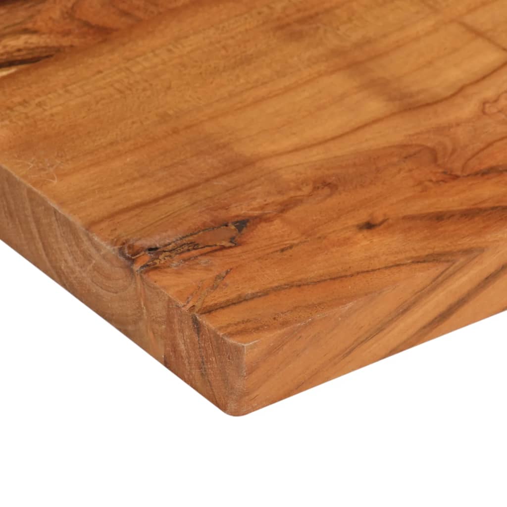 Table Top 110x60x2.5 cm Rectangular Solid Wood Acacia