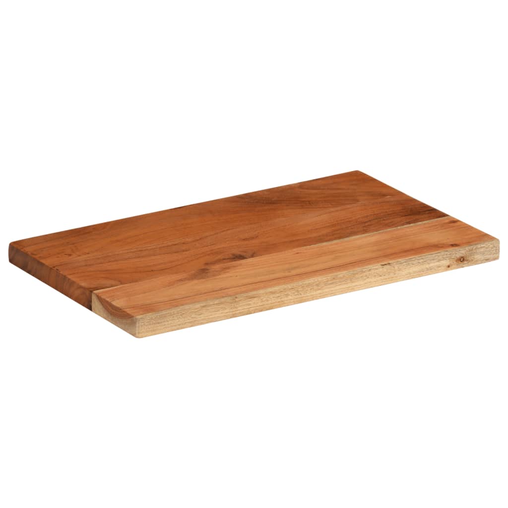 Table Top 50x20x3.8 cm Rectangular Solid Wood Acacia