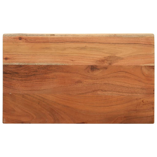 Table Top 50x40x3.8 cm Rectangular Solid Wood Acacia