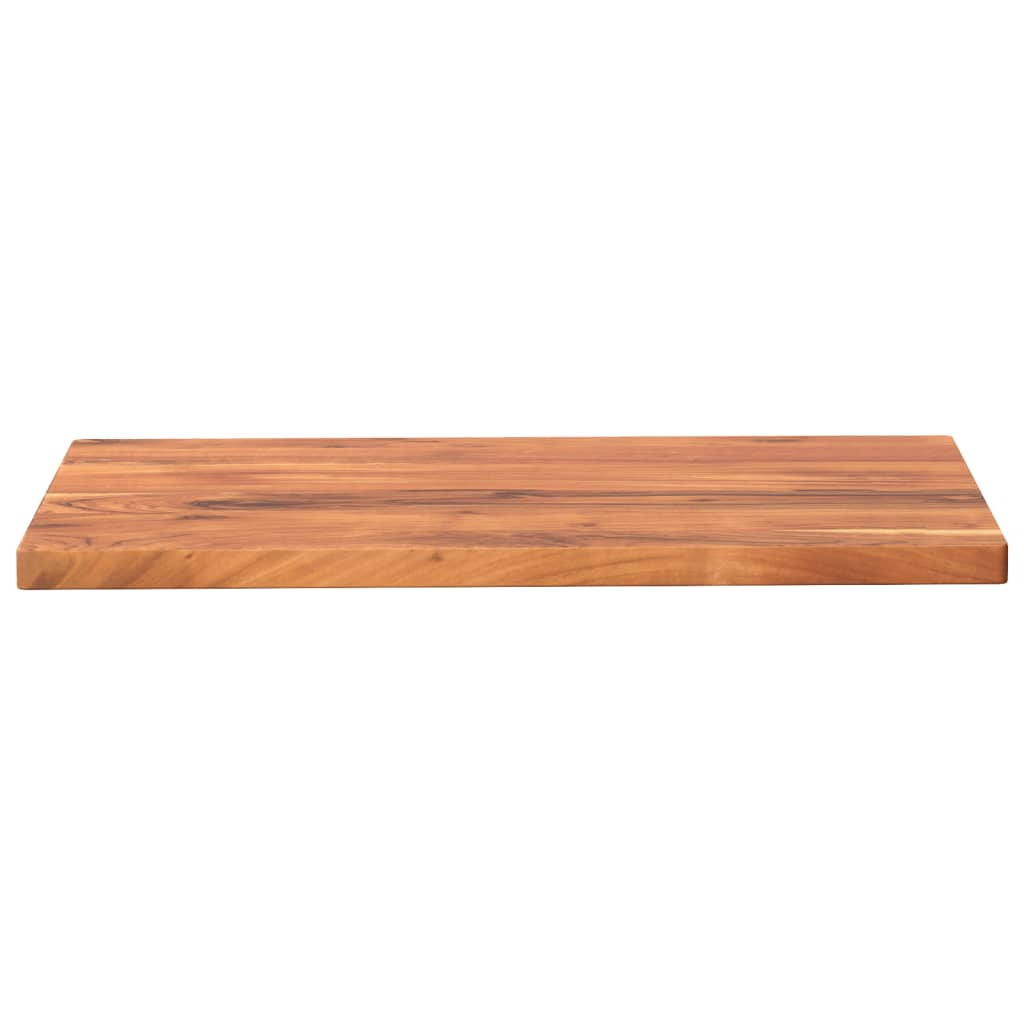 Table Top 60x50x3.8 cm Rectangular Solid Wood Acacia