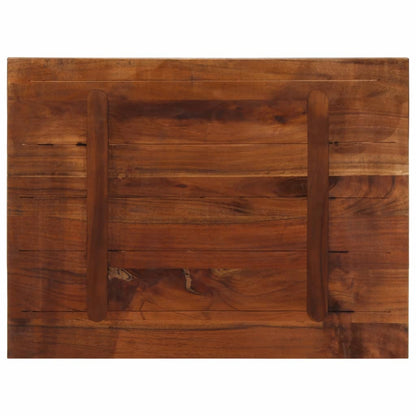 Table Top 70x60x1.5 cm Rectangular Solid Wood Reclaimed