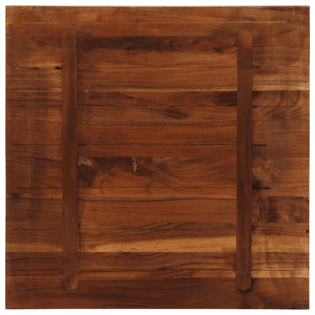 Table Top 70x70x1.5 cm Square Solid Wood Reclaimed