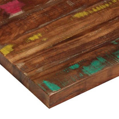 Table Top 70x70x1.5 cm Square Solid Wood Reclaimed