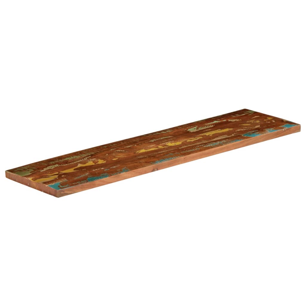 Table Top 110x20x3.8 cm Rectangular Solid Wood Reclaimed