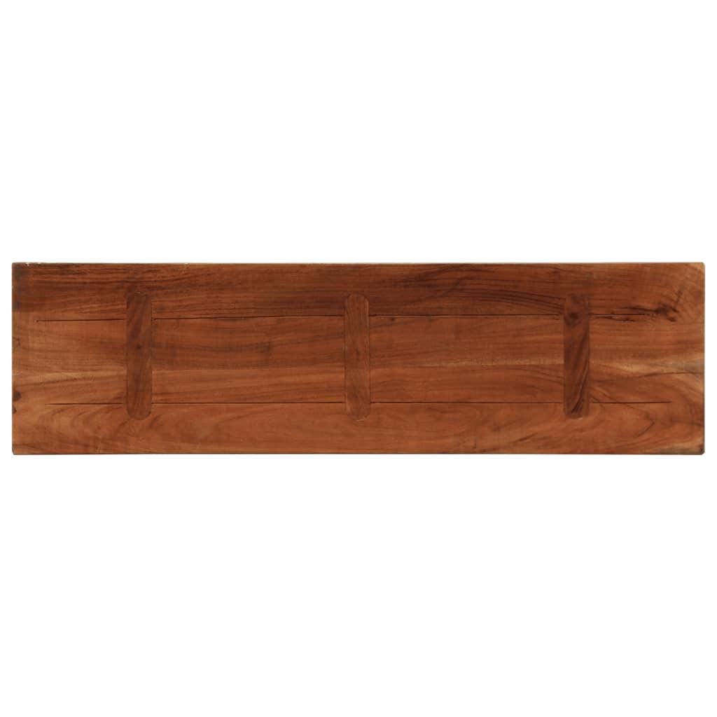 Table Top 110x20x3.8 cm Rectangular Solid Wood Reclaimed