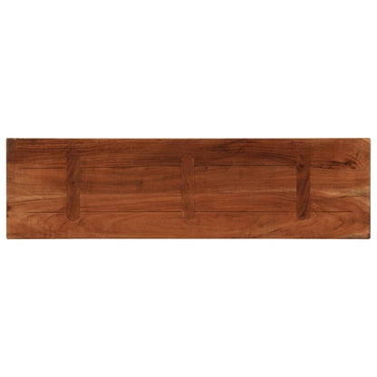 Table Top 110x40x3.8 cm Rectangular Solid Wood Reclaimed