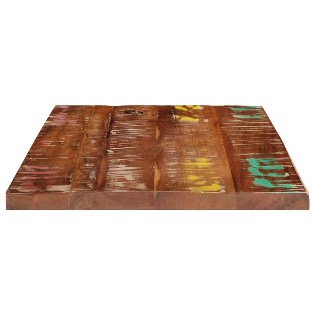 Table Top 60x50x3.8 cm Rectangular Solid Wood Reclaimed