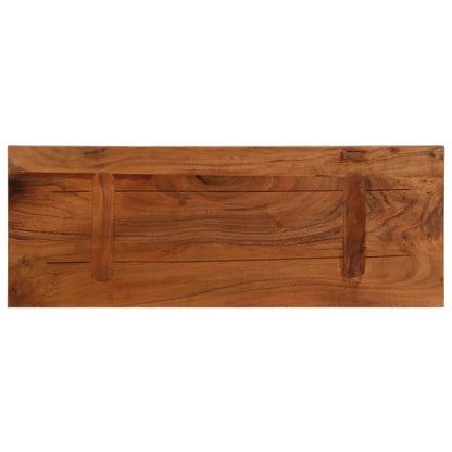 Table Top 70x20x2.5 cm Rectangular Solid Wood Reclaimed