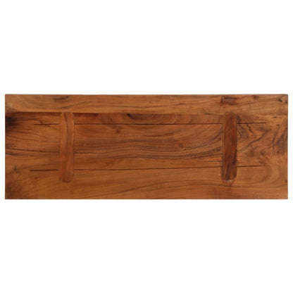 Table Top 80x20x2.5 cm Rectangular Solid Wood Reclaimed