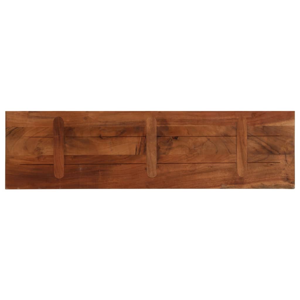 Table Top 100x20x2.5 cm Rectangular Solid Wood Reclaimed