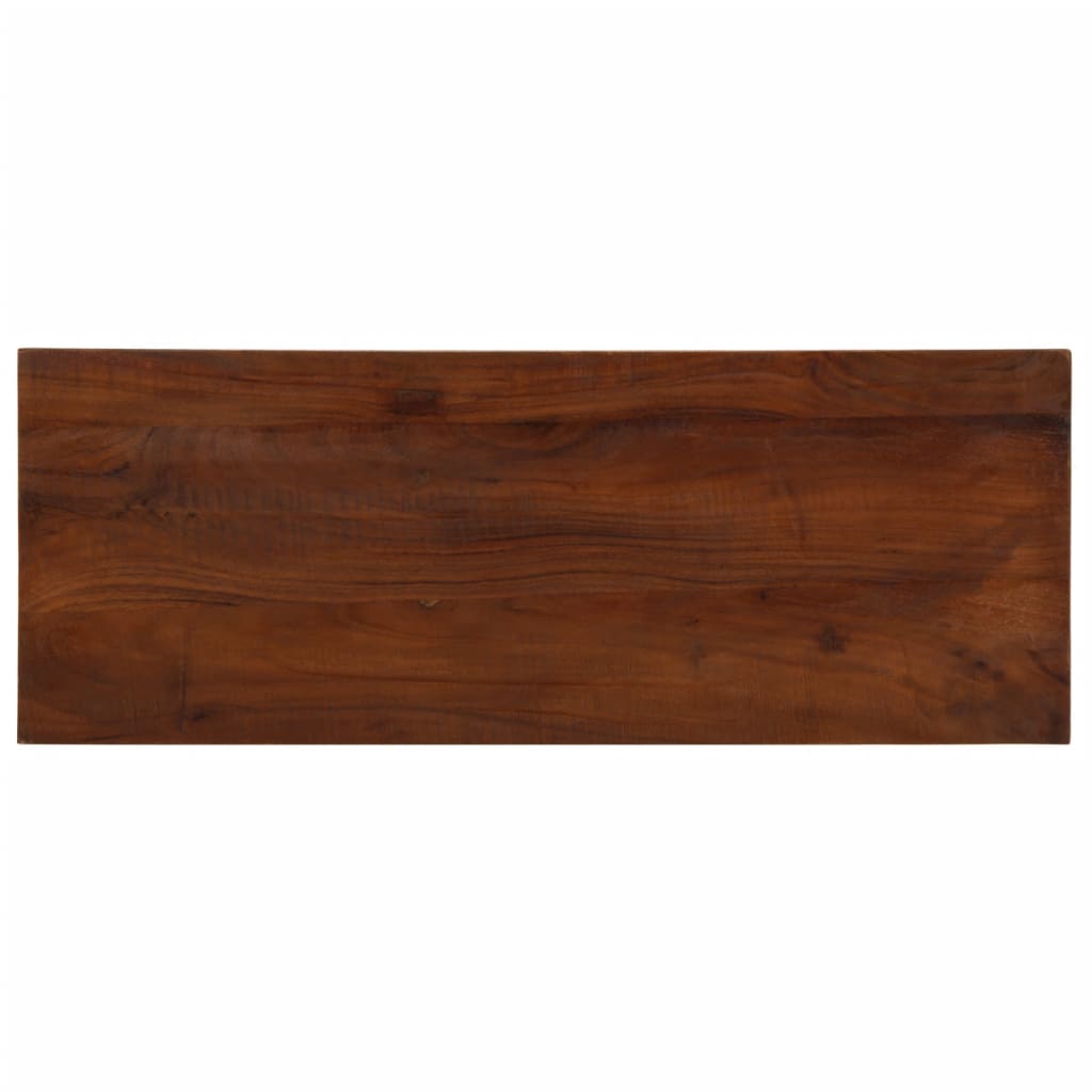 Table Top 70x40x2.5 cm Rectangular Solid Wood Reclaimed