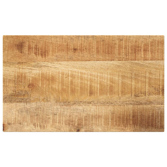 Table Top 60x20x2.5 cm Rectangular Solid Wood Rough Mango