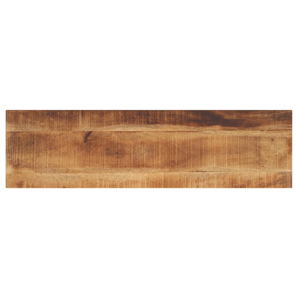 Table Top 100x20x2.5 cm Rectangular Solid Wood Rough Mango