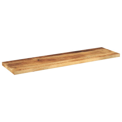 Table Top 100x20x2.5 cm Rectangular Solid Wood Rough Mango