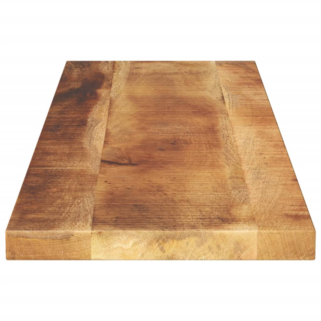 Table Top 100x20x2.5 cm Rectangular Solid Wood Rough Mango