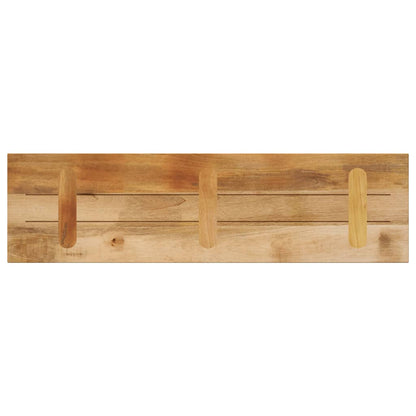 Table Top 100x20x2.5 cm Rectangular Solid Wood Rough Mango